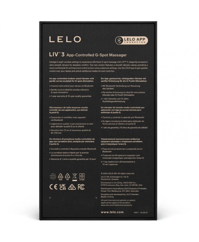 LELO – LIVÃ¢ÂÂ¢ 3 G-TAŠKO STIMULIATORIUS, rožinis 4