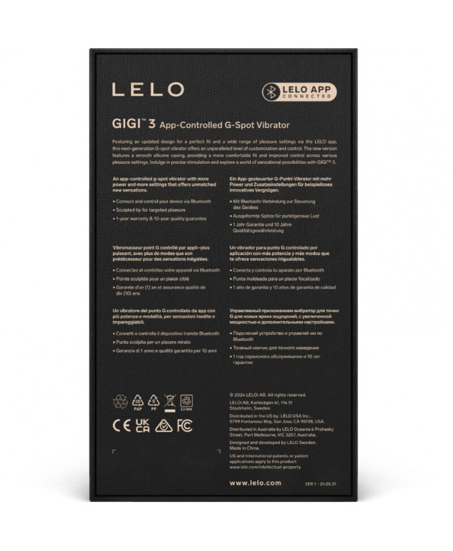 LELO – GIGIÃ¢ÂÂ¢ 3 G TAŠKO VIBRATORIAUS VIOLETAS 4