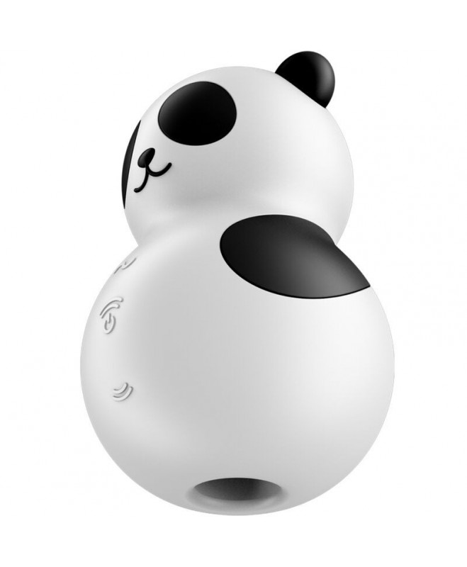 SATISFYER – POCKET PANDA STIMULIATORIUS IR VIBRATORIAUS JUODAI BALTAS 5