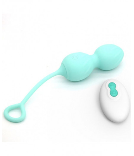 ARMONY - BLOSSOMS VAGINAL DUMBBELL VIBRATION REMOTE CONTROL 10 VIBRATIONS GREEN