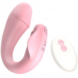 ARMONY – FRESHFUN CICI STAP-ON VIBRATORIUS NUOTOLINIO VALDYMO PULTAS IR APP 10 VIBRATIONS PINK