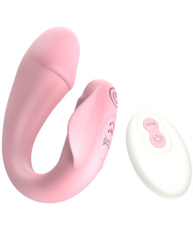 ARMONY – FRESHFUN CICI STAP-ON VIBRATORIUS NUOTOLINIO VALDYMO PULTAS IR APP 10 VIBRATIONS PINK