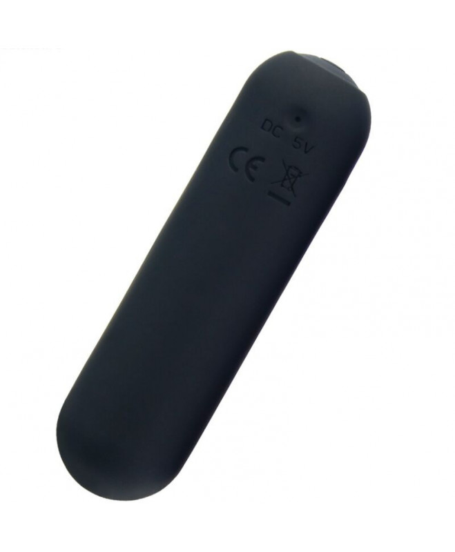 ARMONY - SPLASH HAHA VIBRATOR BULLET SILICONE 10 VIBRATIONS 75 X 19 CM BLACK