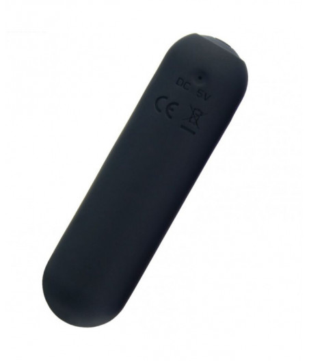 ARMONY - SPLASH HAHA VIBRATOR BULLET SILICONE 10 VIBRATIONS 75 X 19 CM BLACK