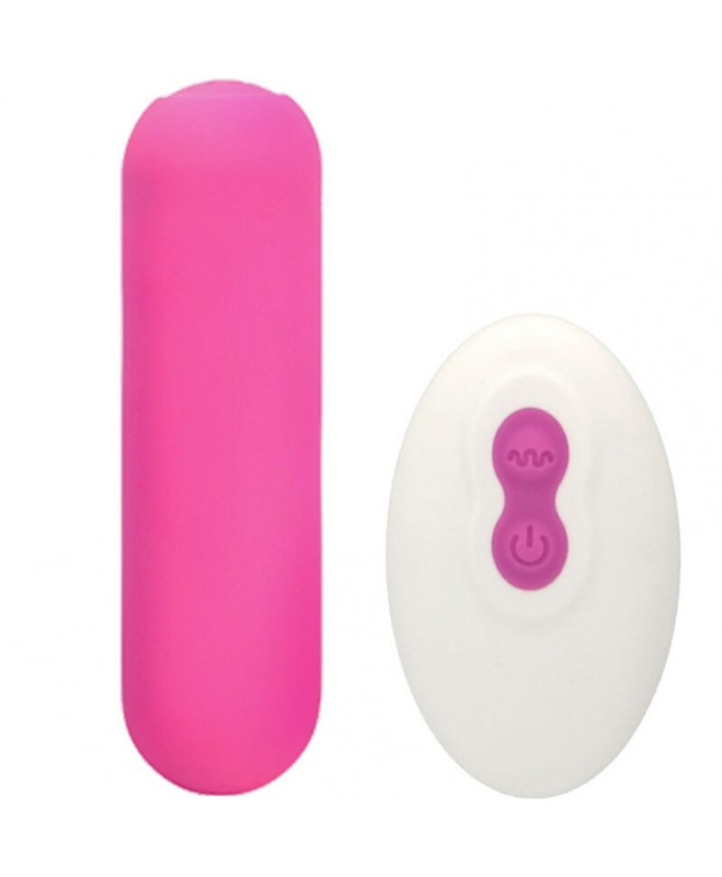 ARMONY - SPLASH JOIE VIBRATOR BULLET SILIKONINIS NUOTOLINIO VALDYMAS 10 VIBRATIONS 75 X 19 CM RAUŽINĖ 2