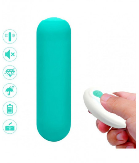 ARMONY - SPLASH JOIE VIBRATOR BULLET SILICONE REMOTE CONTROL 10 VIBRATIONS 75 X 19 CM GREEN