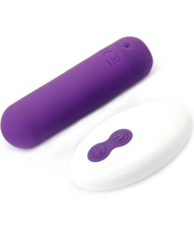 ARMONY - SPLASH JOIE VIBRATOR BULLET SILIKONINIS NUOTOLINIO VALDYMAS 10 VIBRATIONS 75 X 19 CM PURPURINE 2