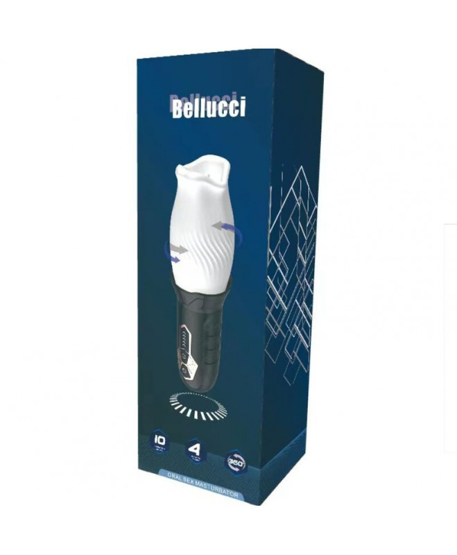 ARMONY - BELUCCI ORAL MASTURBATOR VIBRATOR WHITE 5