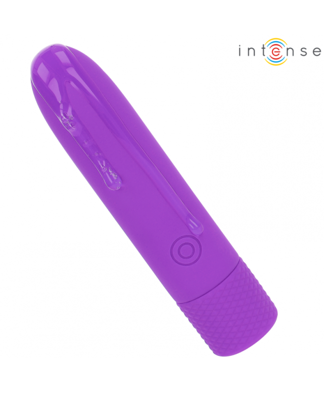 INTENSE – SYMONE USB ĮKRAUJAMAS VIBRATINGAS BULLET 8 VIBRATIONS PURPLE 10 X 2,2 CM 4