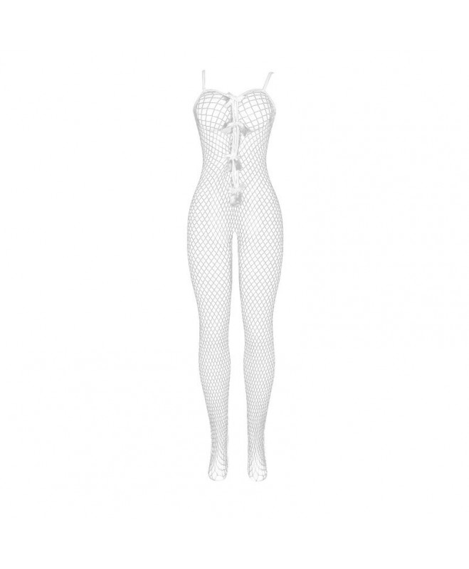 SUBBLIME - 951740 BODYSSTOCKING BALTAS ŽUVŲ TINKLAS BE tarpkojų SU lankais VIENAS DYDIS 5
