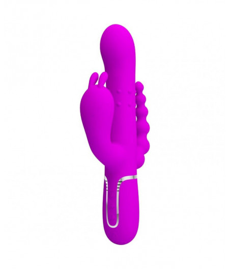 PRETTY LOVE - CAMMY TRIPLE VIBRATOR MULTIFUNCTION 4 IN 1 PINK