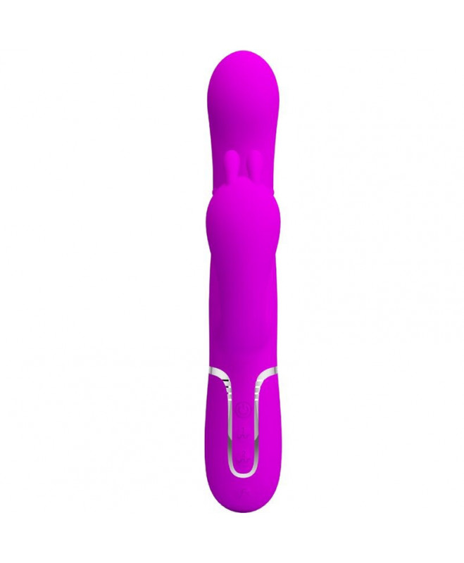 PRETTY LOVE – CAMMY TRIVYBĖS VIBRATORIAUS DAUGIAFUNKCIJA 4 viename rožinė 2