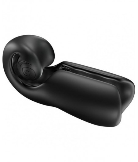 SNAIL VIBE - EVO FOR HIM MALE MASTURBATOR SLIDE N'ROLL DARK BLACK