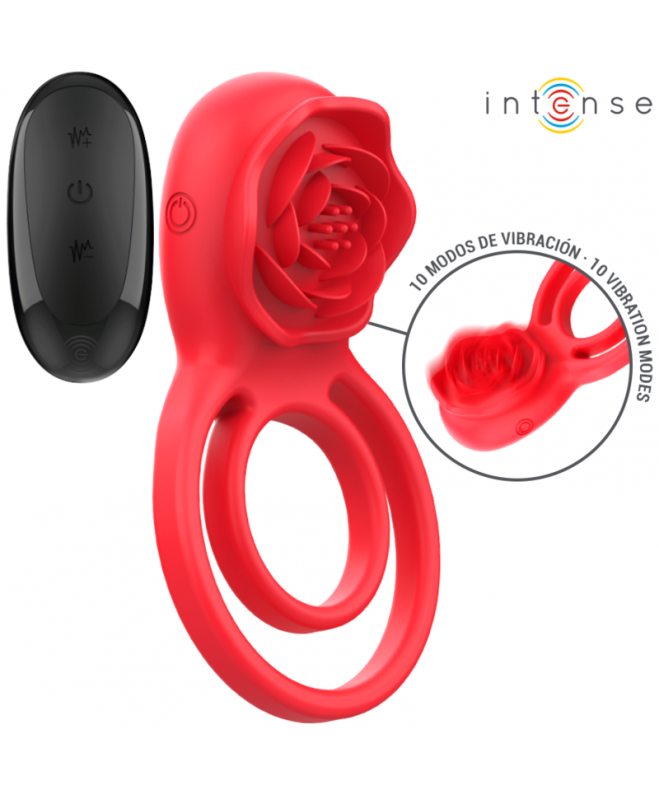 INTENSE – GAIL STIMULATOR ROSE 10 VIBRATIONS RED NUOTOLINIO VALDYMAS INTENSE – GAIL STIMULATOR ROSE 10 VIBRATIONS RED NUOTOLINIO VALDYMAS