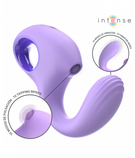 INTENSE - BAXTER VIBRATOR & STIMULATOR VIOLET REMOTE CONTROL