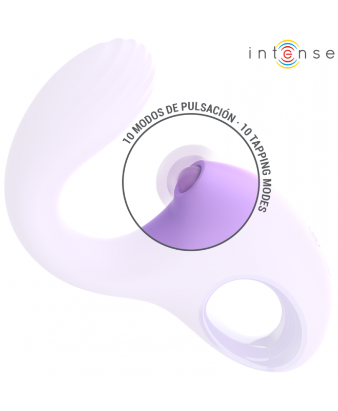 INTENSE - BAXTER VIBRATOR & STIMULATOR VIOLETNIS NUOTOLINIO VALDYMAS 3