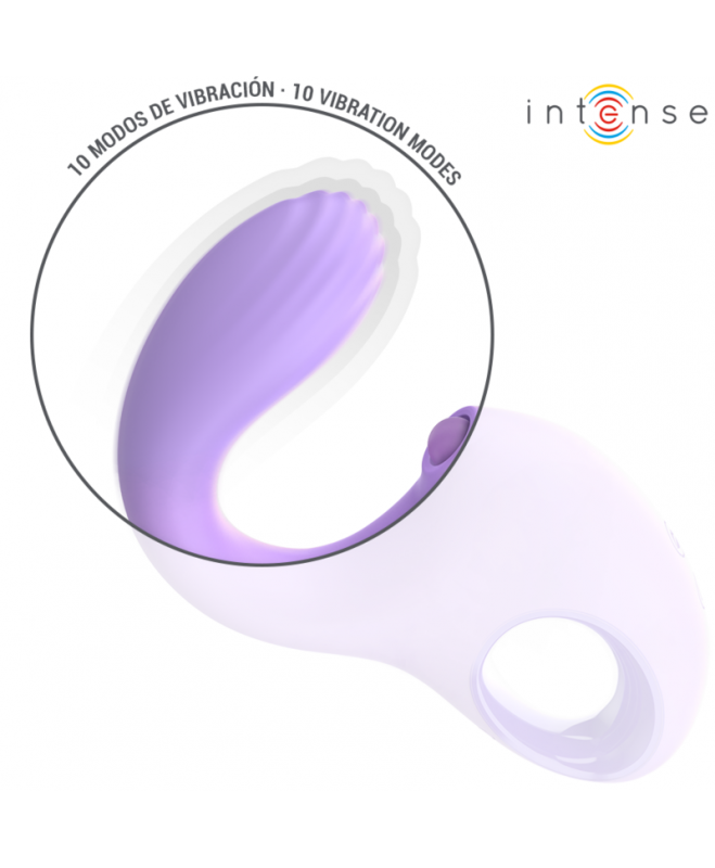 INTENSE - BAXTER VIBRATOR & STIMULATOR VIOLETNIS NUOTOLINIO VALDYMAS 4