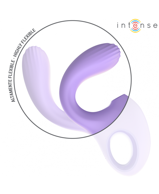 INTENSE - BAXTER VIBRATOR & STIMULATOR VIOLETNIS NUOTOLINIO VALDYMAS 5