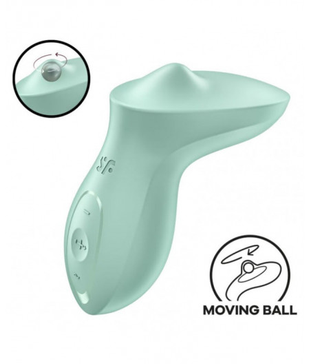 SATISFYER - EXCITERRR LAY-ON CLITORIS MINT VIBRATOR