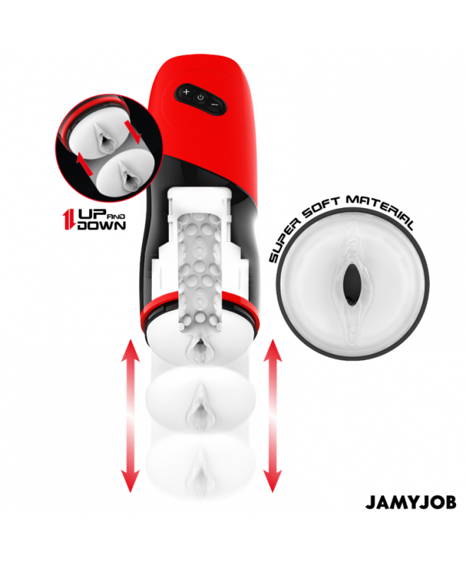 JAMYJOB - XPEED AUTOMATIC VAGINA MASTURBATOR 5 SIurbimo režimai 3