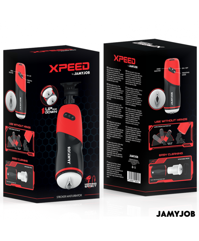 JAMYJOB - XPEED AUTOMATIC VAGINA MASTURBATOR 5 SIurbimo režimai 8