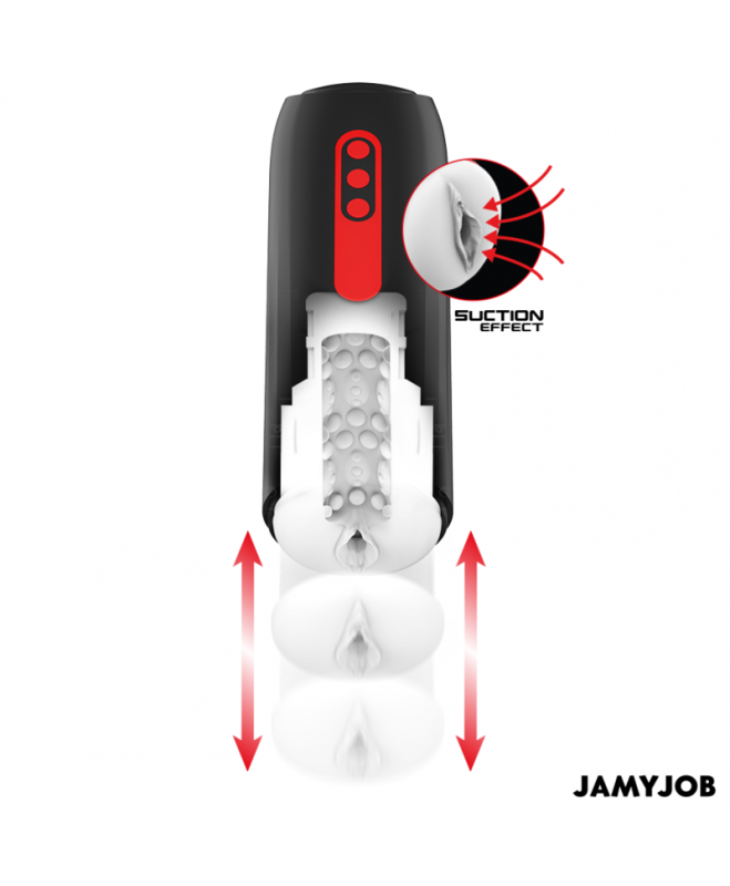 JAMYJOB – PHANTOM AUTOMATIC VAGINA MASTURBATOR 5 SIurbimo ir traukos režimai 3