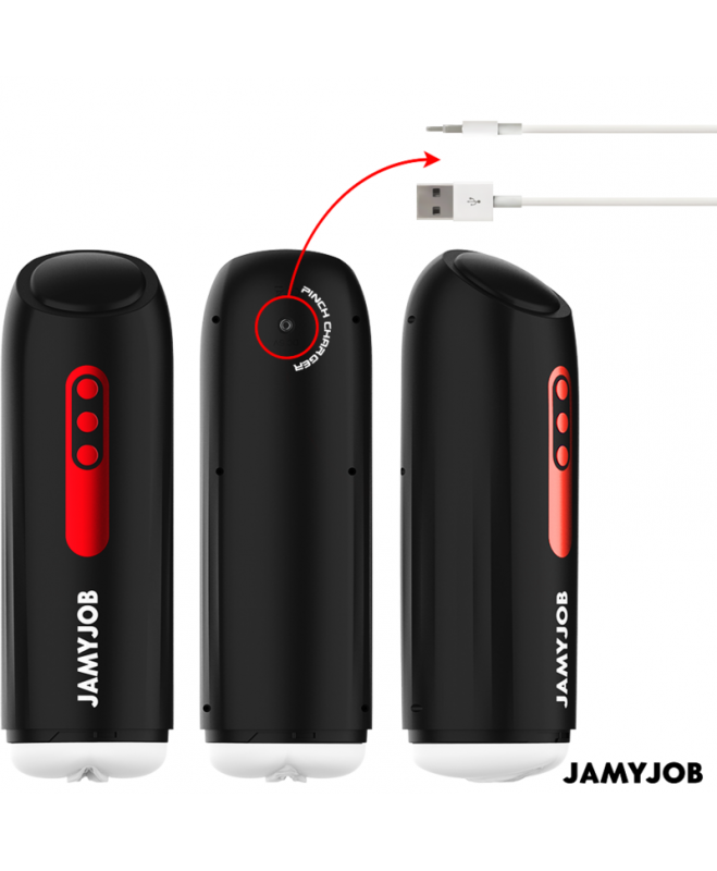 JAMYJOB – PHANTOM AUTOMATIC VAGINA MASTURBATOR 5 SIurbimo ir traukos režimai 7