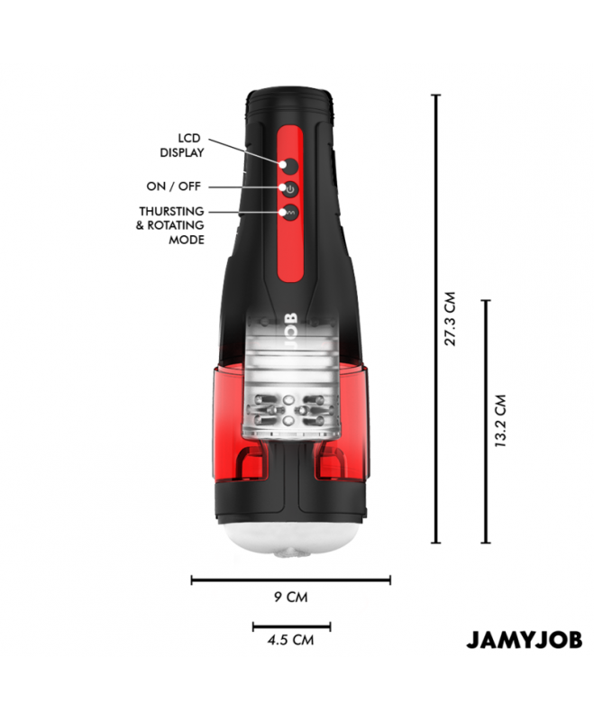 JAMYJOB – STORM AUTOMATIC VAGINA MASTURBATOR 10 SIurbimo ir traukos režimai 4
