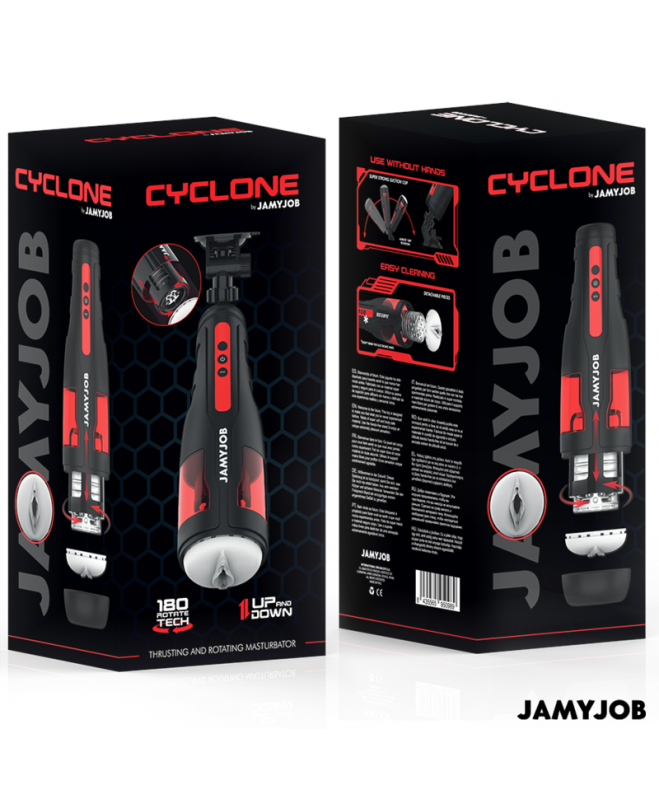 JAMYJOB – STORM AUTOMATIC VAGINA MASTURBATOR 10 SIurbimo ir traukos režimai 8