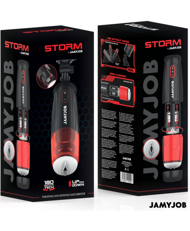 JAMYJOB – CYCLONE AUTOMATIC VAGINA MASTURBATOR 10 SIurbimo ir traukos režimų 8