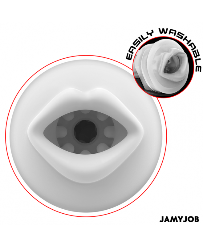 JAMYJOB – BLAZE AUTOMATIC MOUTH MASTURBATOR 5 SIurbimo IR VIBRAVIMO REŽIMAI 6