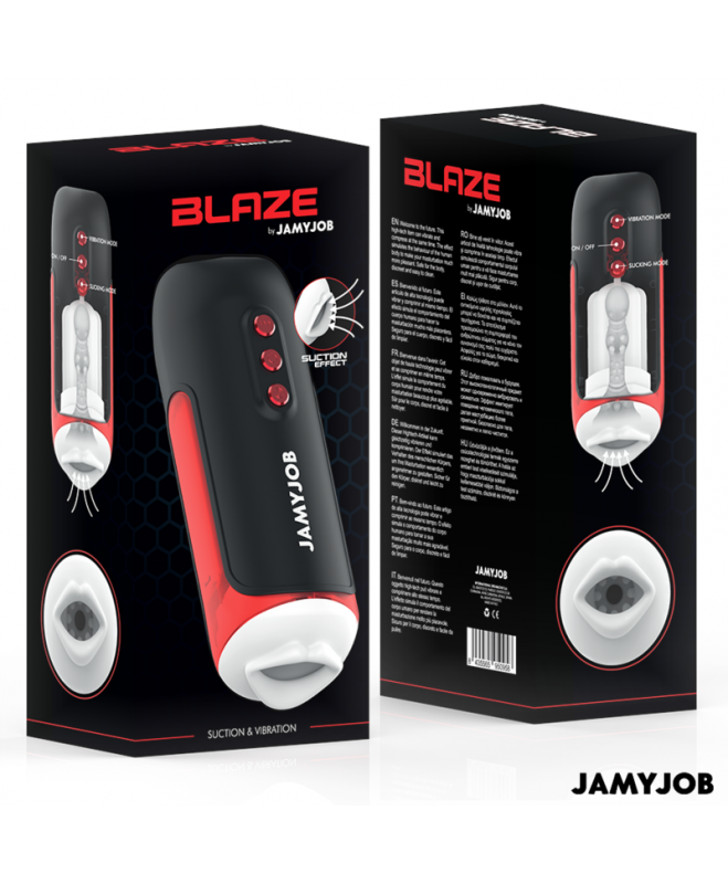 JAMYJOB – BLAZE AUTOMATIC MOUTH MASTURBATOR 5 SIurbimo IR VIBRAVIMO REŽIMAI 8