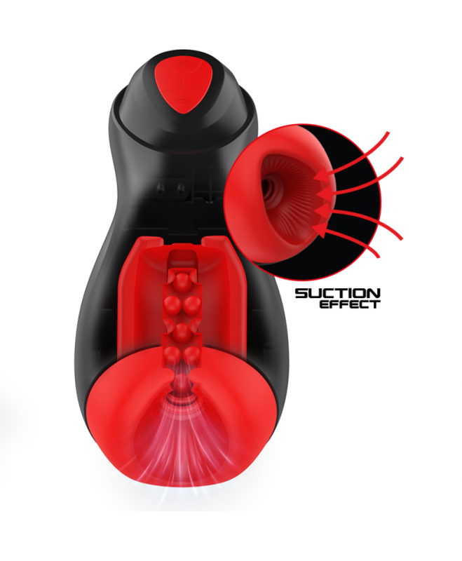 JAMYJOB – CORE-X AUTOMATINIS MASTURBATORIAUS 5 SIurbimo IR VIBRAVIMO REŽIMAI 3