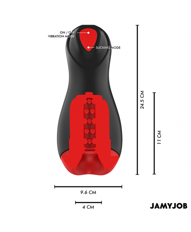 JAMYJOB – CORE-X AUTOMATINIS MASTURBATORIAUS 5 SIurbimo IR VIBRAVIMO REŽIMAI 4