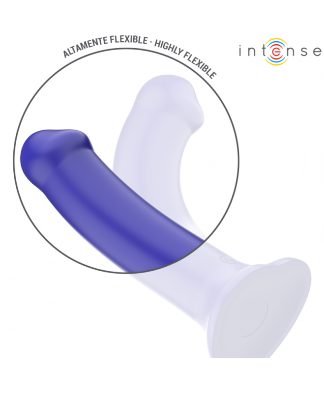 INTENSE – VIBRATORIAUS VIKTORIJA SU SIURBUČIU 10 VIBRATIONS TAMSIAI MĖLYNA NUOTOLINIO VALDYMO PULTAS 5