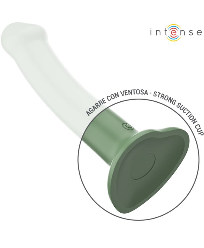 INTENSE – VIBRATORIUS BECCA SU SIURBUČIU 10 VIBRATIONS GREEN NUOTOLINIO VALDYMAS 4