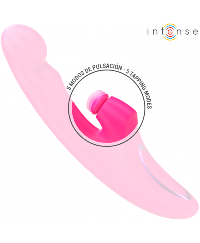 INTENSE - EMI VIBRATOR 13,5 CM DAUGIAFUNKCIJA 3 I 1 10 VIBRATIONS ROŽINĖ 5