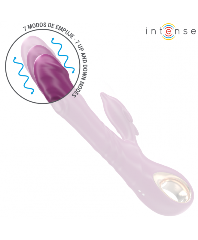INTENSE - HALLE DAUGIAFUNKCINIS VIBRATORIUS SU DELFINŲ STIMULIAVIMU LIEŽUVĄ PURURINE 3