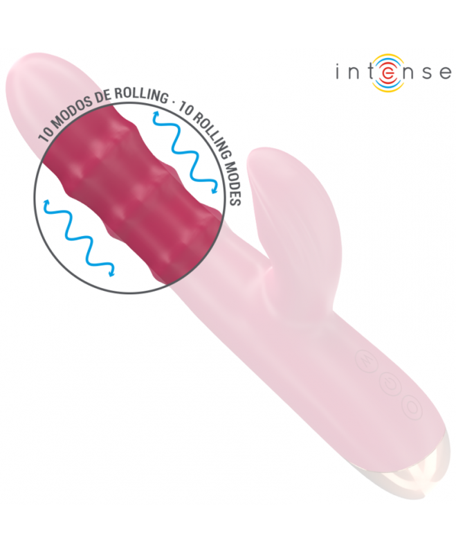 INTENSE – DAUGIAFUNKCINIS CHLOE VIBRATORIAUS 3 IN 1 RED 3