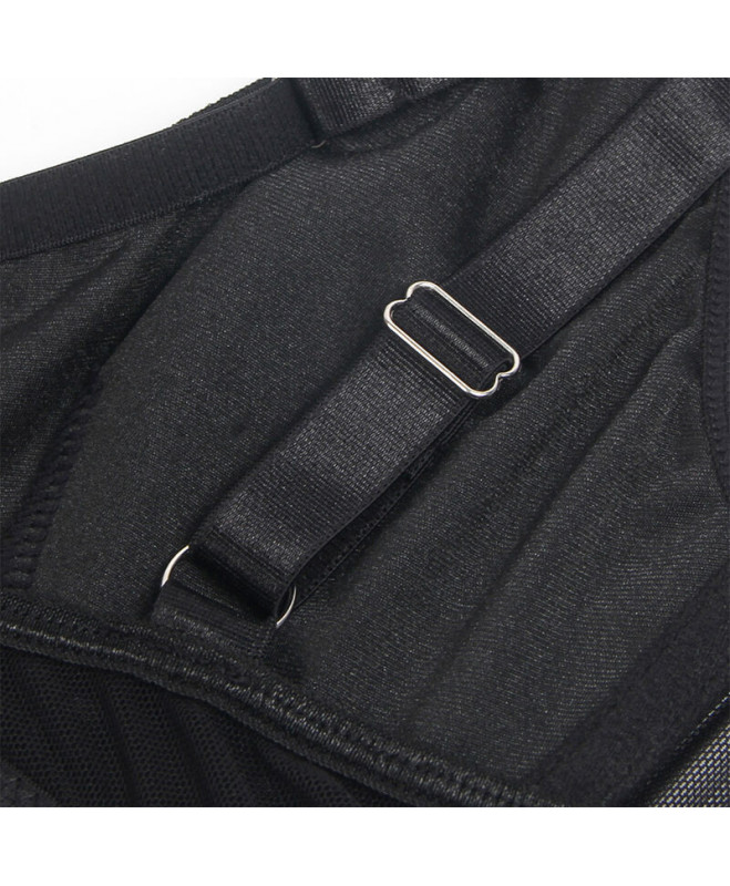 PABATAS - 955236 Juodoji vergavimo liemenėlė su keliaraiščių rinkiniu S/M 9