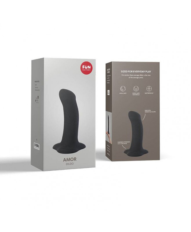 FUN FACTORY - AMOR DILDO BLACK 3