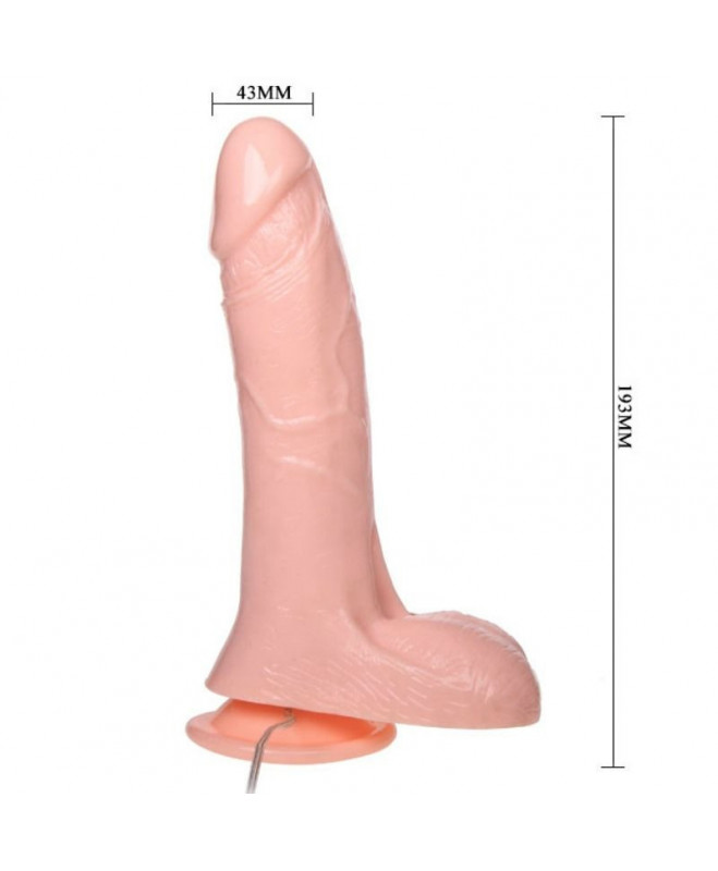 PRIPUČIAMAS REALISTAS DILDO SU SIURBUČIU 19,3 CM 4