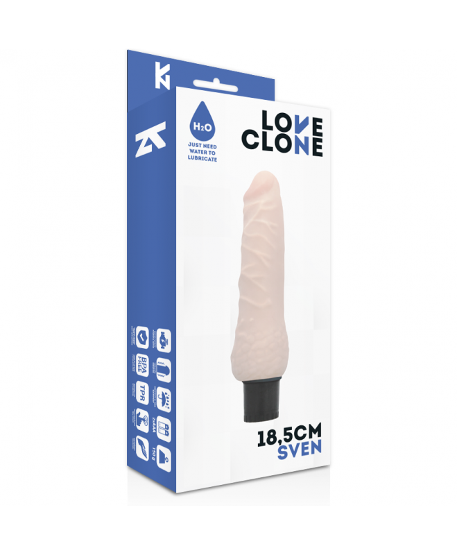 LOVECLONE SVEN SELF LUBRICATION DONG FLESH 18,5M 4