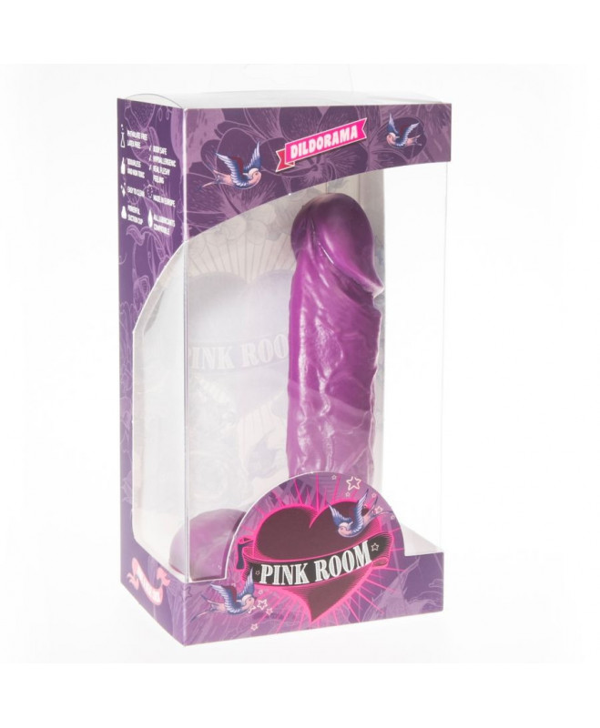 PINK ROOM AMADEO REALISTIC DILDO PURPLE 15,5 CM 2