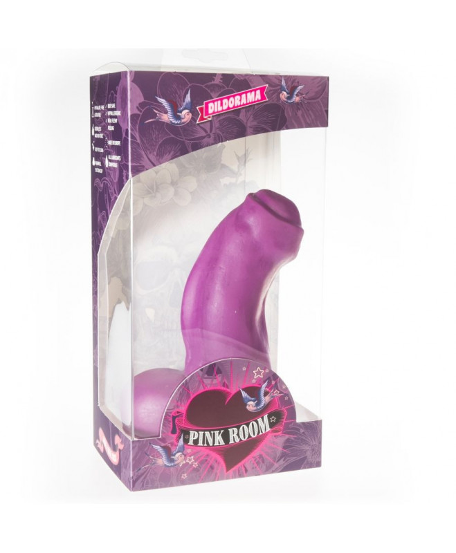 PINK ROOM NESTOR REALISTIC DILDO PURPLE 16,5 CM 2