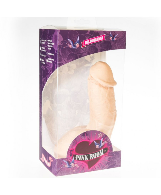 ROŽINĖ KAMBARĖ ELIAN REALISTIC DILDO MĖSTĖ 17,5 CM 2