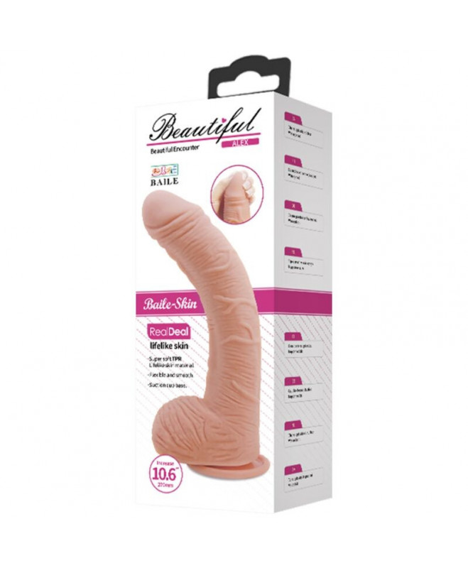 GRAŽUS SUSITIKIMAS ALEX LIFELIKE OD DILDO 27 CM 13