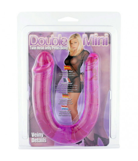 SEVENCREATIONS DOUBLE MINI TWIN HEAD JELLY PENIS DONG