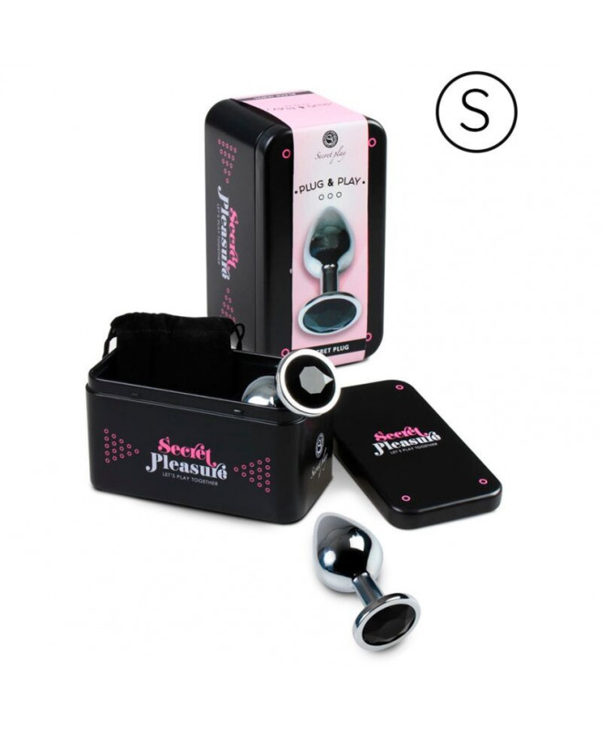 SECRETPLAY ANAL PLUG BLACK S 2