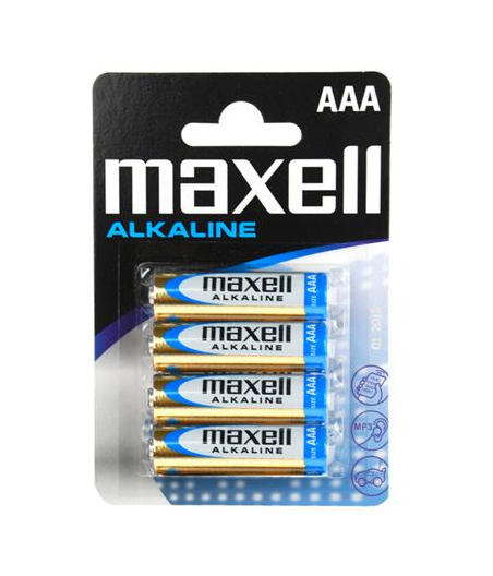 MAXELL BATTERY AAA 4 PCS